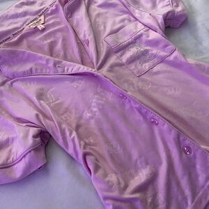 Juicy Couture Pink Satin Pajama Top
